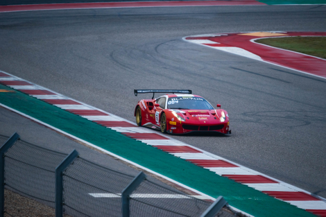 No. 61 R. Ferri Motorsports’ Ferrari 488 GT3 won the second day of GT Racing.